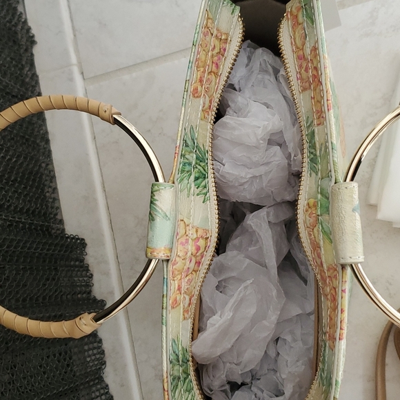 🥳🎈HOST PICK!🎈🥳  🍍🍍 BRAHMIN Mod Bowie Multi Pompano PINEAPPLE HANDBAG 🍍🍍 - Picture 6 of 8